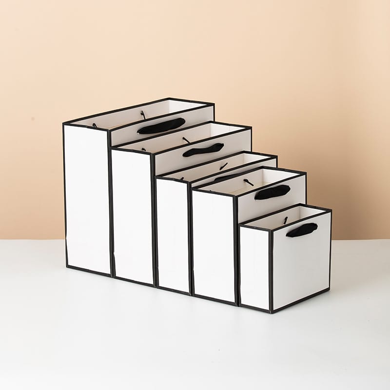 White with Black Border