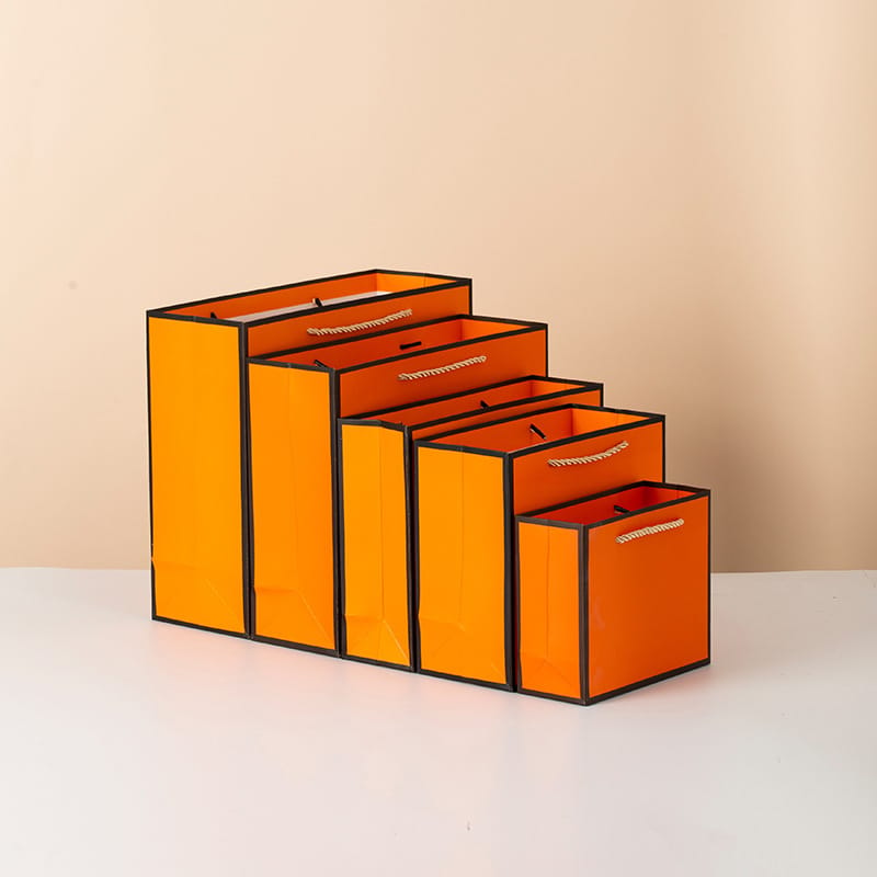Orange with Black Border