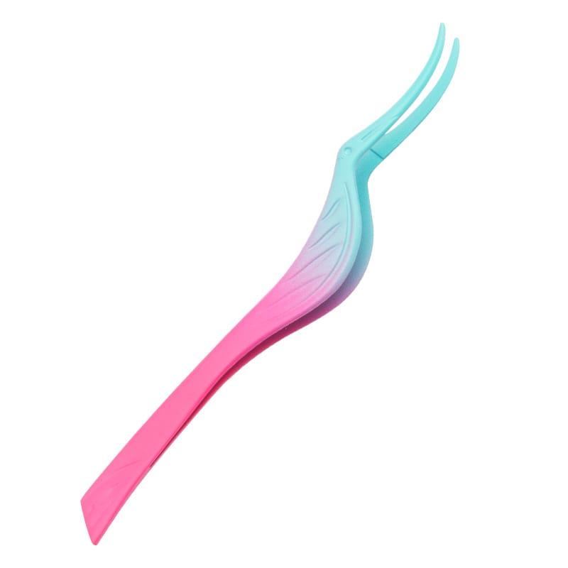 Large Bird Long Jaw - Blue Pink Gradient
