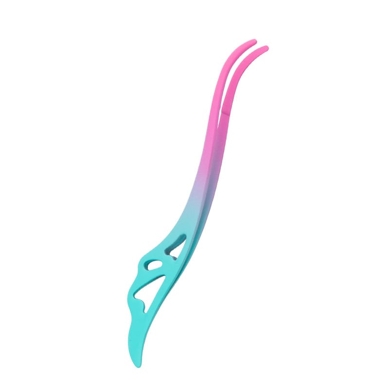 Feather Curved Jaw - Blue Pink Gradient