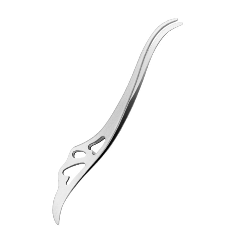 Feather Curved Jaw - Silver