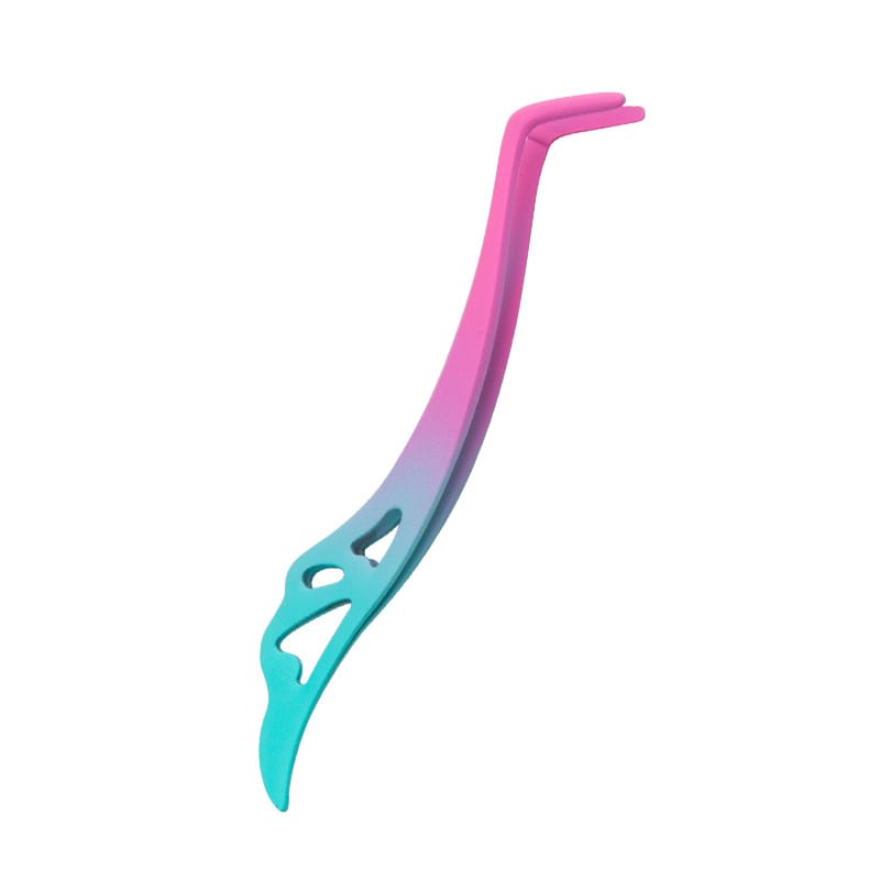 Feather 7 Shape - Blue Pink Gradient
