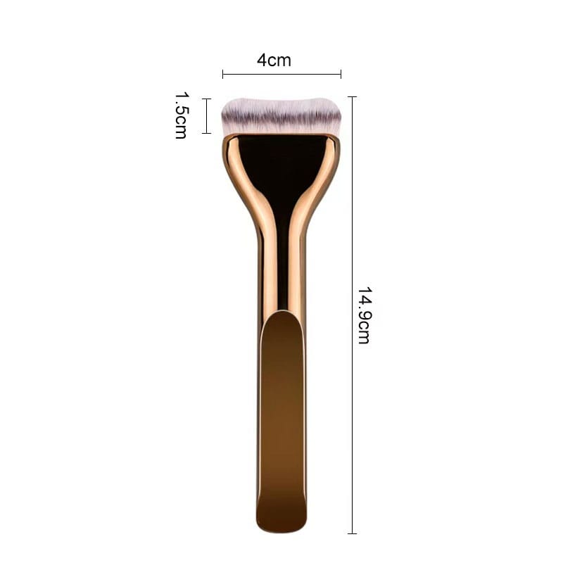 Large Flat Top Foundation Brush - Three-Tone Bristles