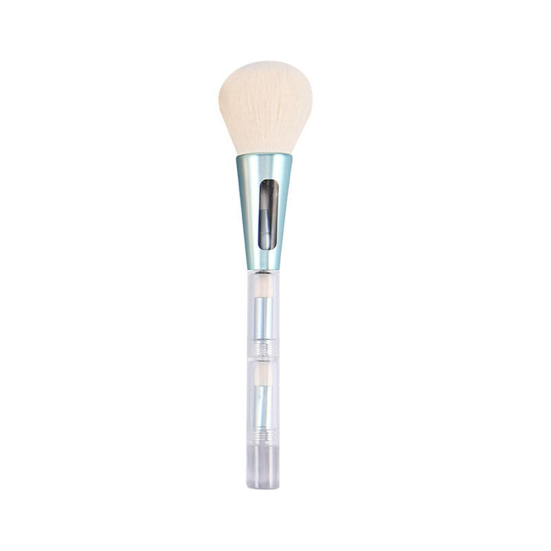Round Blue Handle with Pink Brush Head