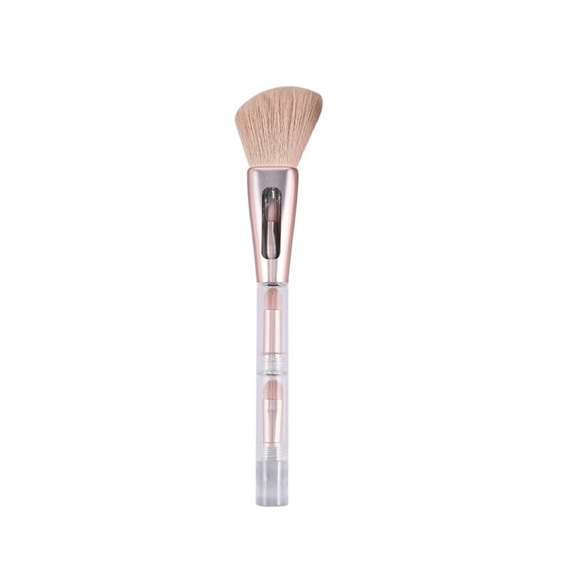 Angled Pink Handle with Pink Brush Head