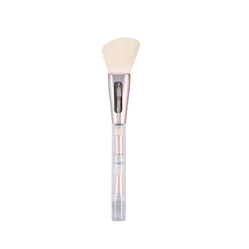 Angled Pink Handle with White Brush Head