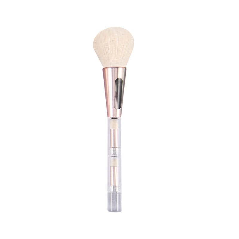 Round Pink Handle with White Brush Head