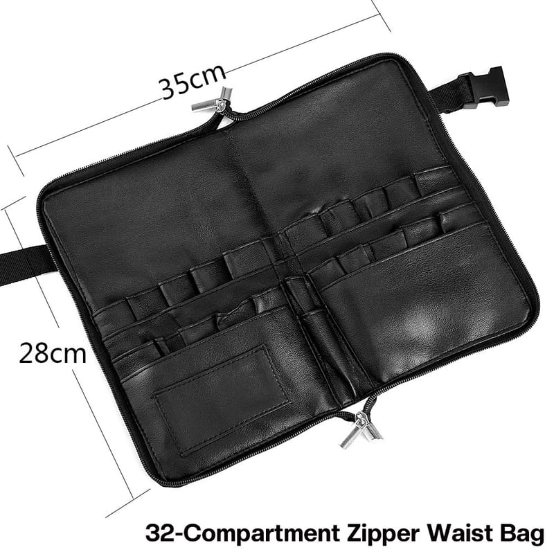 32-Compartment Zipper Waist Bag