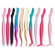 Multifunctional Eyebrow Tweezers - With Eyebrow Razor or Comb
