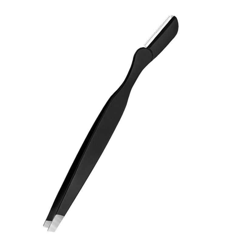 2-in-1 Eyebrow Razor Style - Black