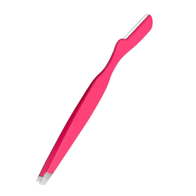 2-in-1 Eyebrow Razor Style - Magenta