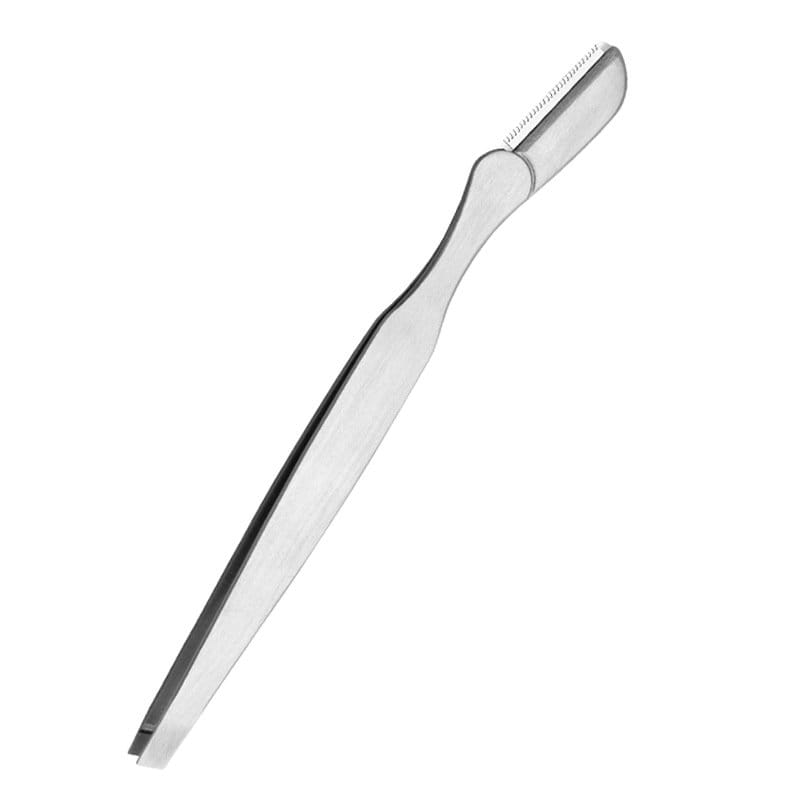2-in-1 Eyebrow Razor Style - Silver