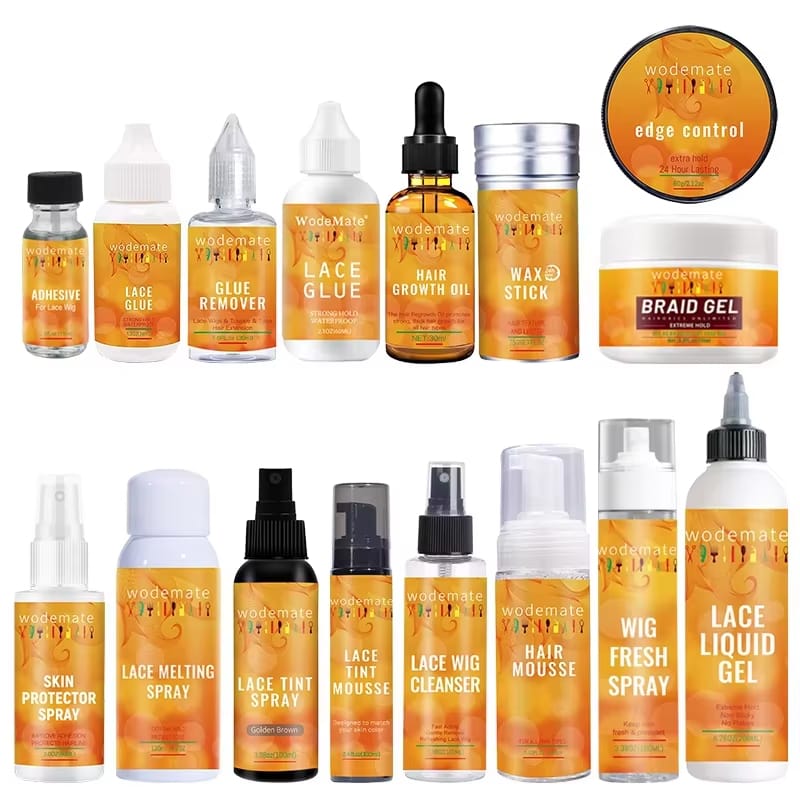 Wodemate Wig Care & Styling Essentials - Installation & Hair Extension Tools