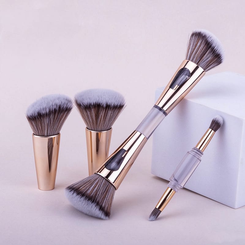 4-in-1 Double-Ended Multifunctional Makeup Brush