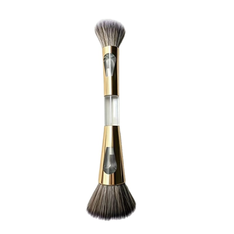 Double-Ended Flat Highlighter Brush