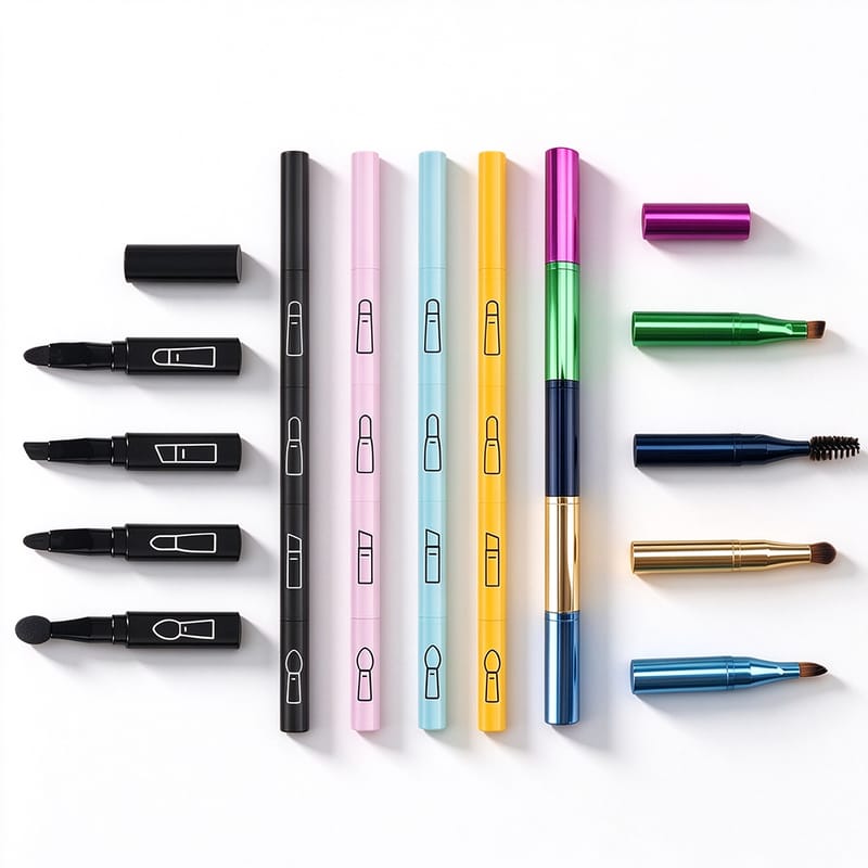 4-in-1 Detachable Multifunctional Makeup Brush