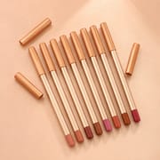 12 Color Matte Waterproof Lip Liner - Long-Lasting & Smoothly Glides