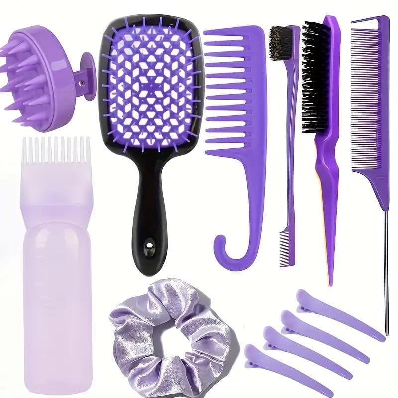 12-Piece Hair Coloring Set &ndash;Purple