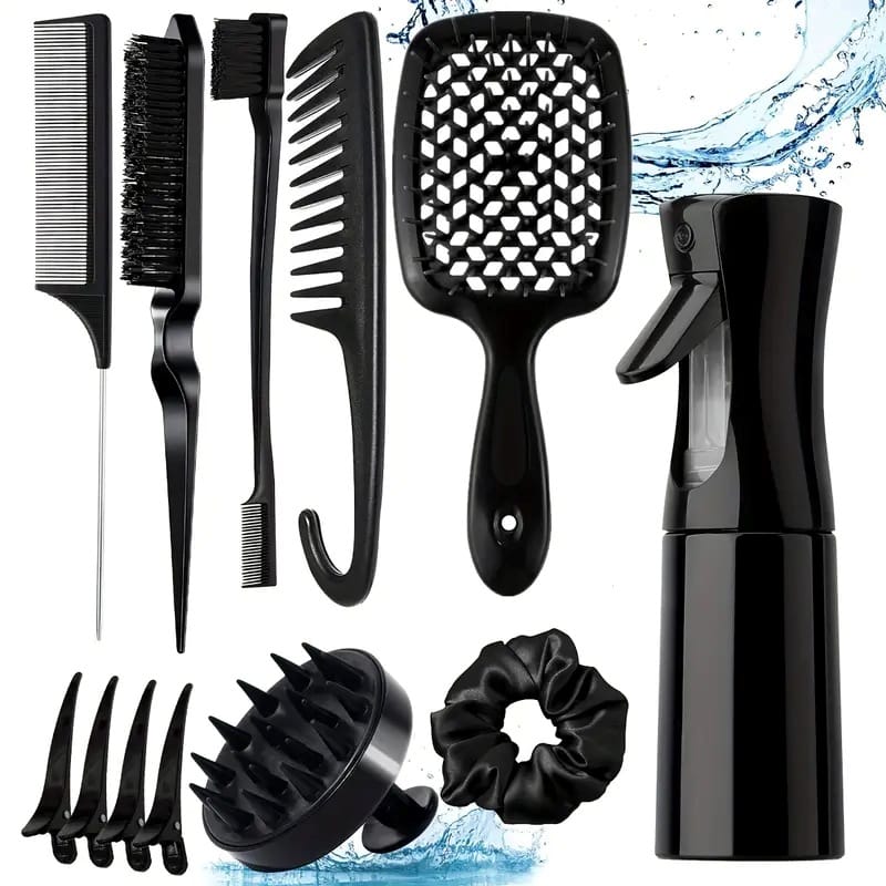 12-Piece Spray Bottle Set &ndash; Black