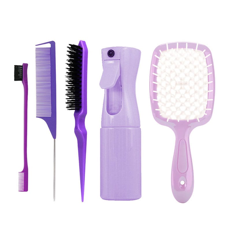 5-Piece Hair Roller Set &ndash; Purple