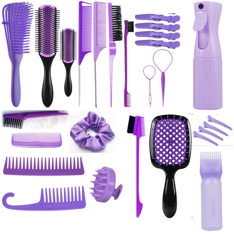 27-Piece Hair Styling Set &ndash; Purple