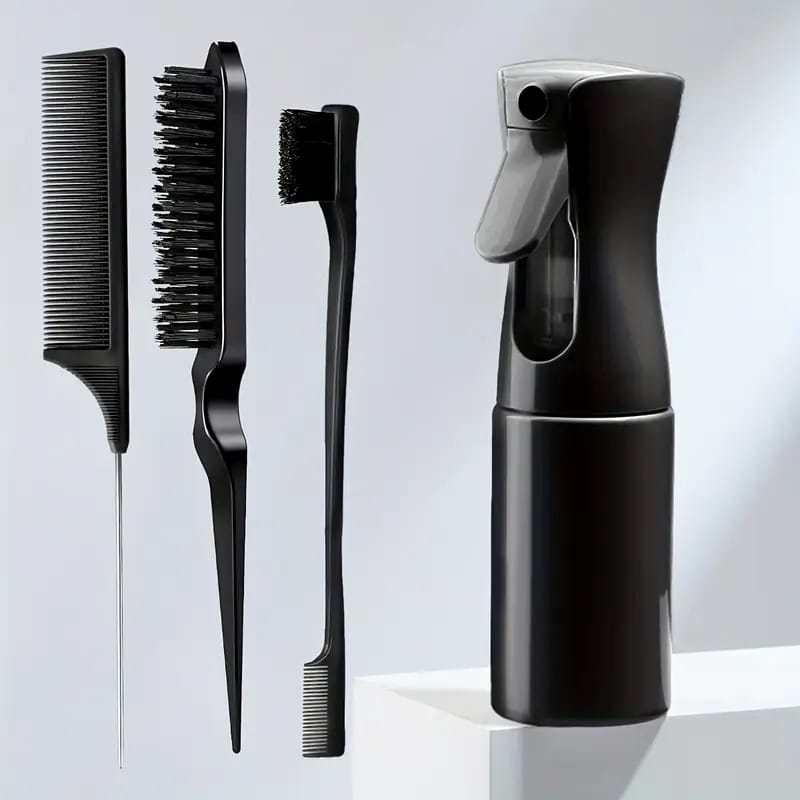 4-Piece Hair Tool Set &ndash; Black