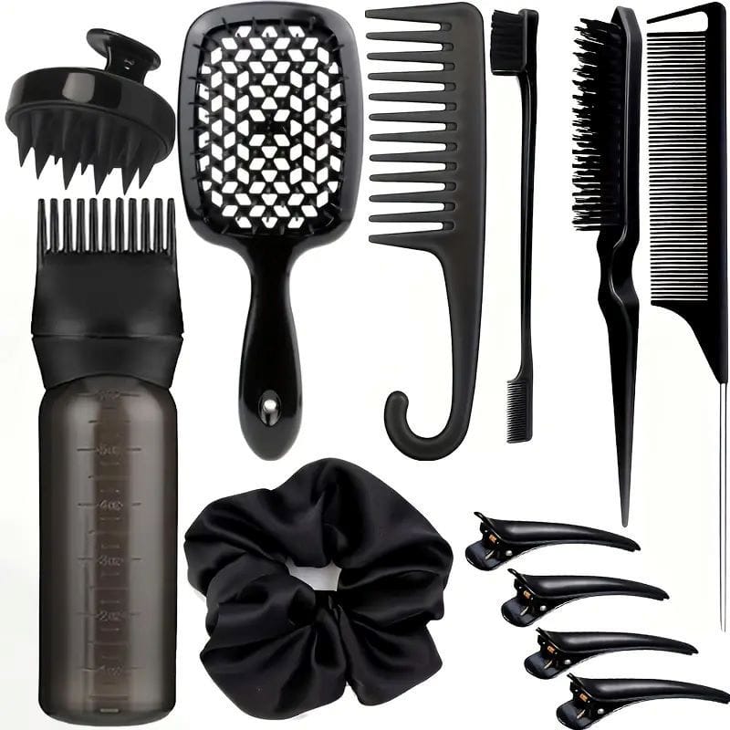 12-Piece Hair Coloring Set &ndash;Black