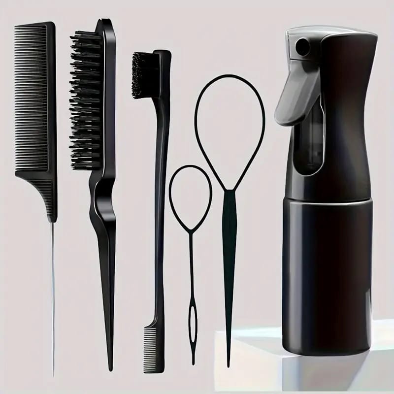 6-Piece Hair Tool Set &ndash; Black