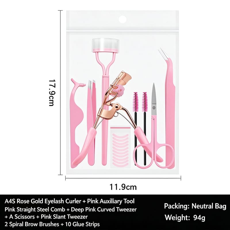 Pink 9-Piece Set