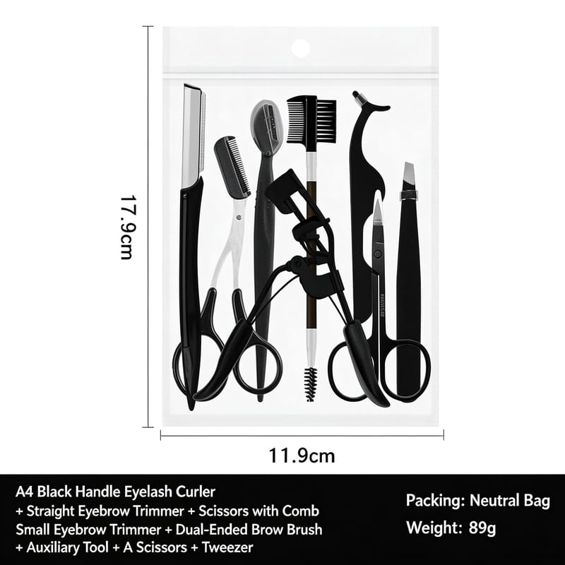 All-Black 8-Piece Set