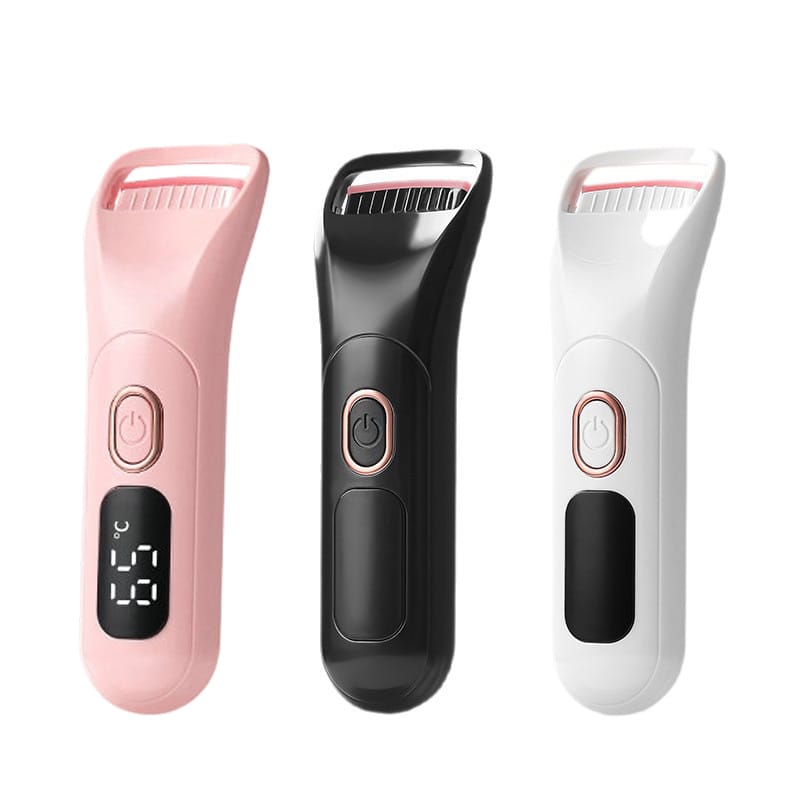 LED Display Heated Eyelash Curler with Adjustable Temperature Control