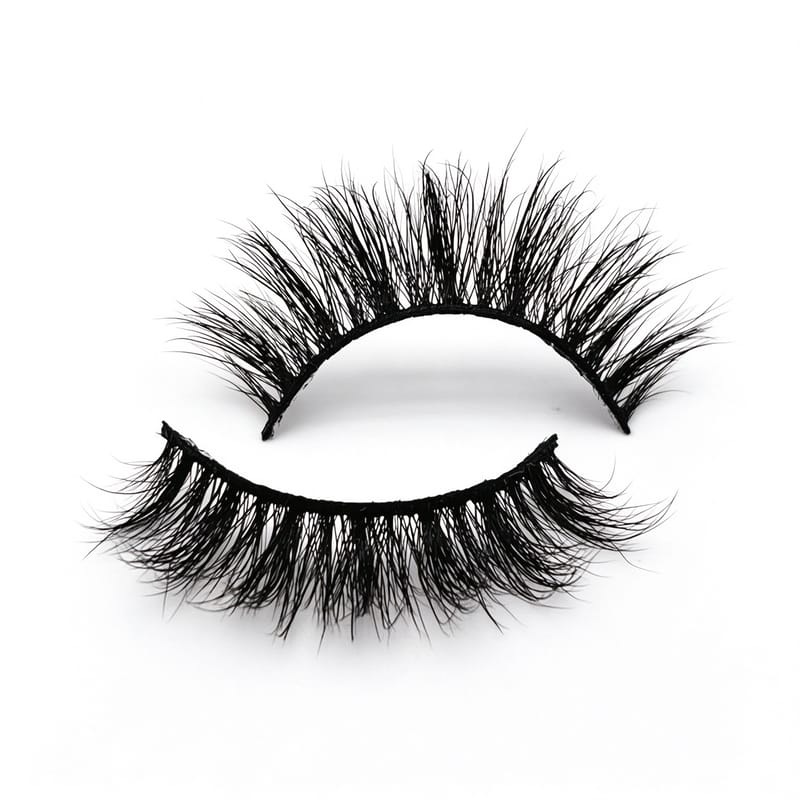 M (15mm Mink Lashes) - Dramatic Fluffy Wispy