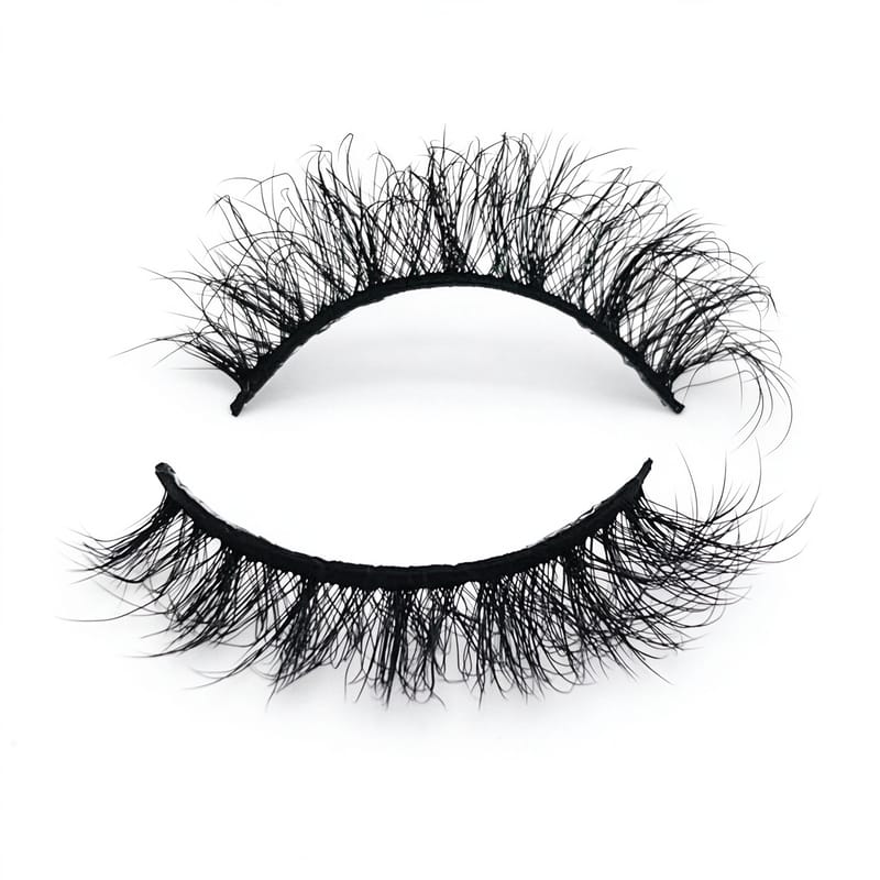 DF (15mm Faux Mink Lashes) - Fluffy 3D Layered Wispy