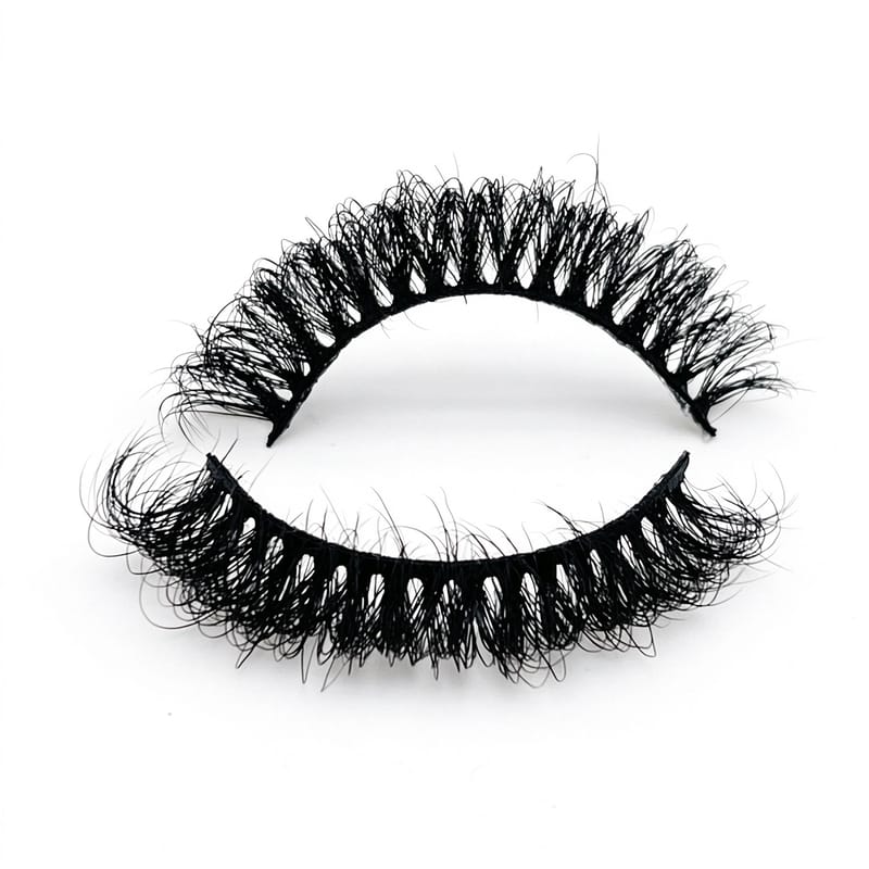 MF (15mm Russian Mink Lashes) - Fluffy Wispy Messy