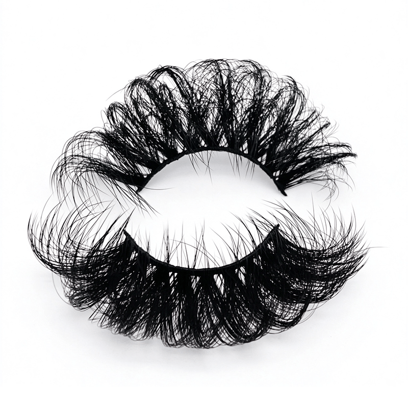 DHF (30mm Faux Mink Lashes) - Extreme Long Fluffy Dramatic Wispy