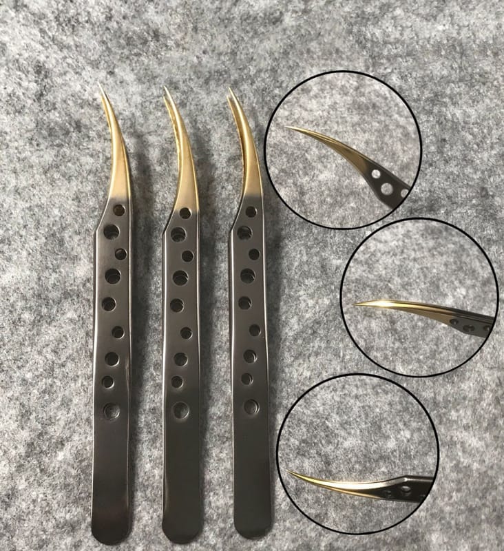 9-Hole Dolphin Tweezers