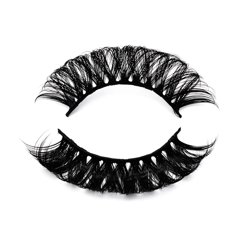 X20E (20mm Russian Faux Mink Lashes) - Wispy Layered Dramatic