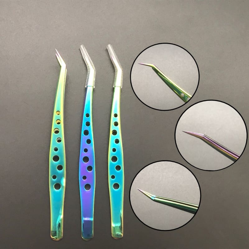 9-Hole Feather Tweezers