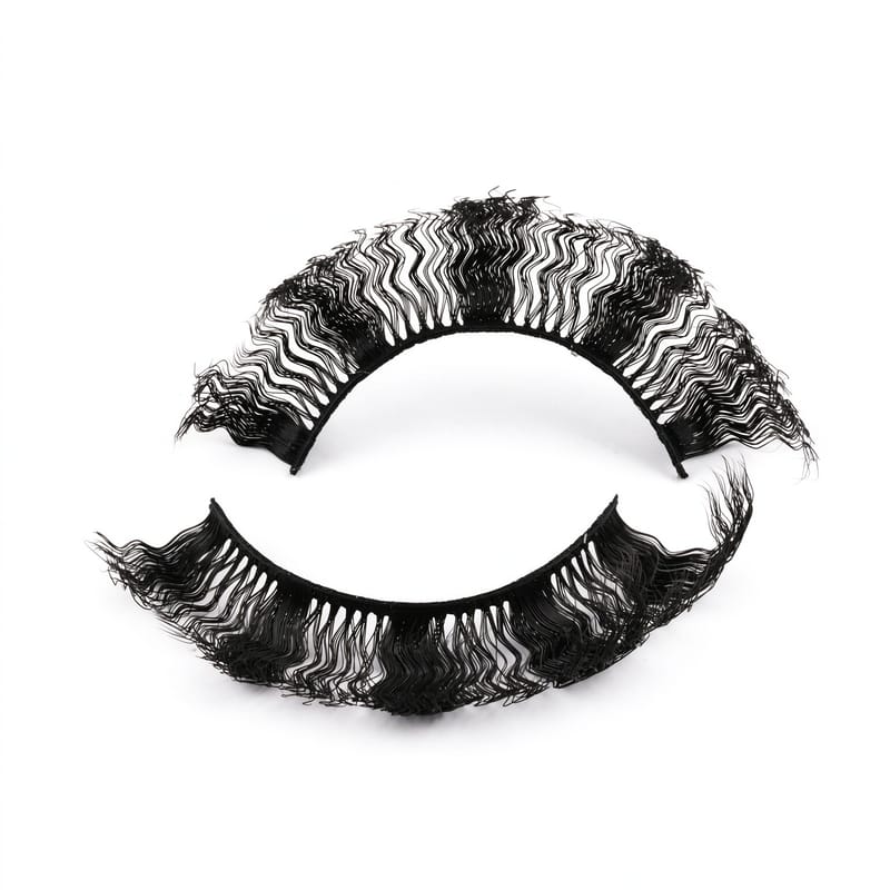 ED (16-20mm Russian Faux Mink Lashes) - D Curl Wave Messy Layered