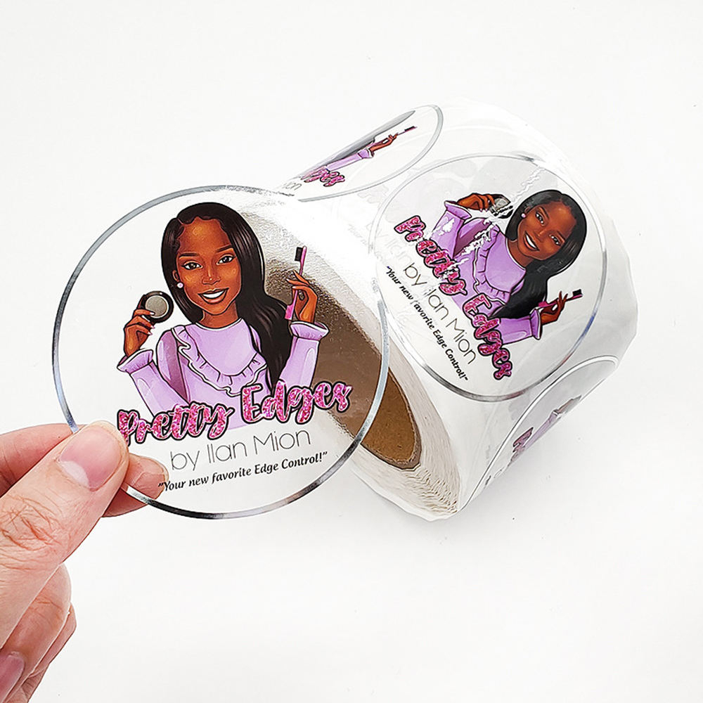 Transparent sticker example 3