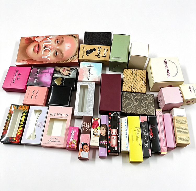 Finished custom packaging examples