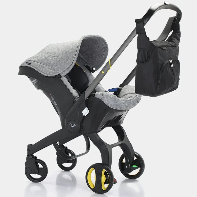 4 in 1 stroller grey