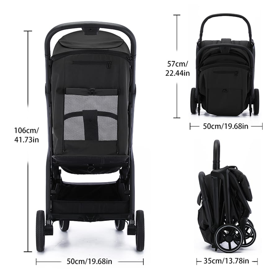 Compact Travel Stroller - dimension
