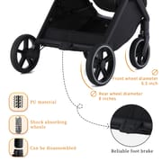 Compact Travel Stroller - brake