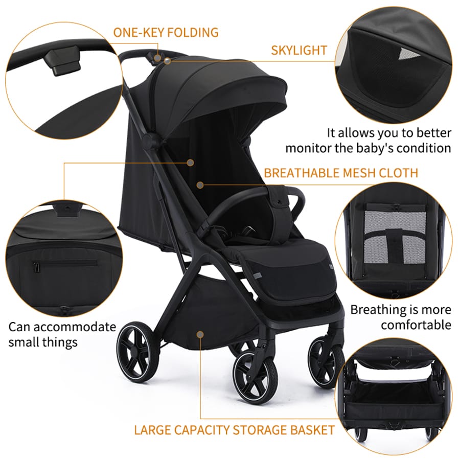 Compact Travel Stroller -features