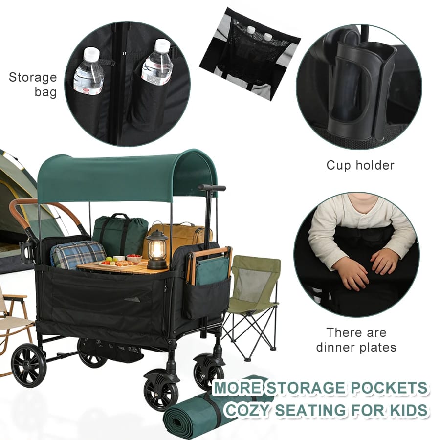wagon stroller- features