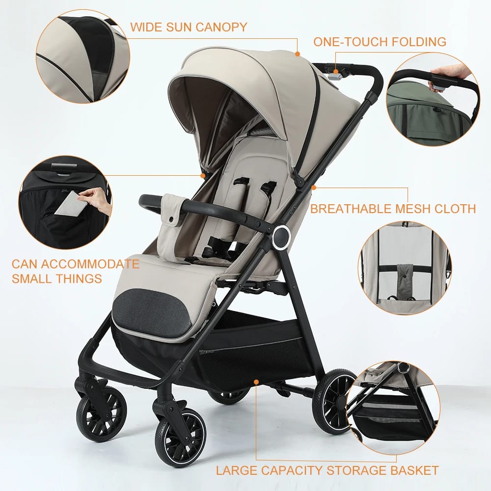Lightweight Travel Stroller -features
