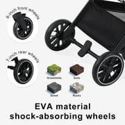 Lightweight Travel Stroller -wheels