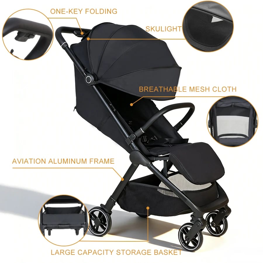 Lightweight Baby Travel Stroller-features