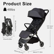 Lightweight Baby Travel Stroller-dimension